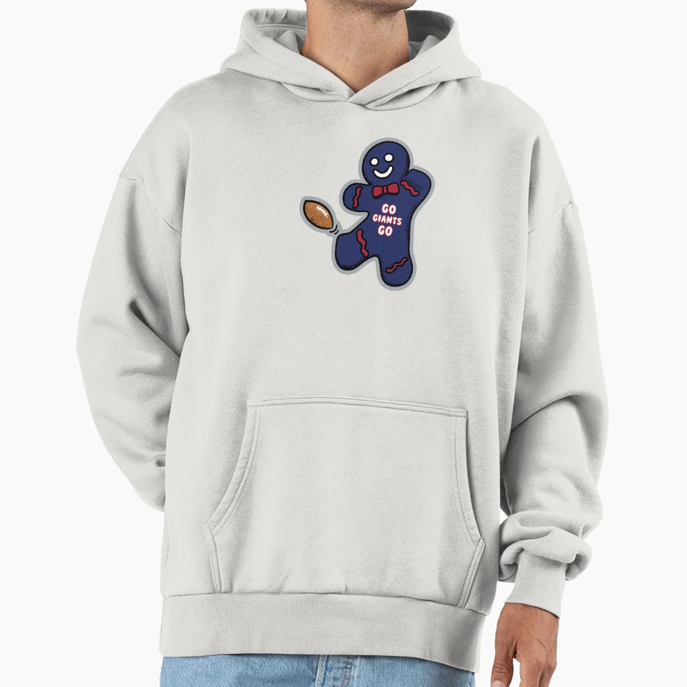 New York Giants Gingerbread Hoodie - Streetwear Style Unisex - T-Shirt, Sweatshirt, Hoodie