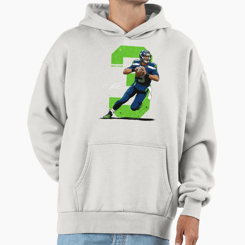 Wilson Quarterback Seattle Football Hoodie - Streetwear Style for Adults - T-Shirt, Sweatshirt, Hoodie