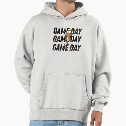 Game Day Lightning Gameday Football Hoodie - Casual Everyday Wear Unisex - T-Shirt, Sweatshirt, Hoodie