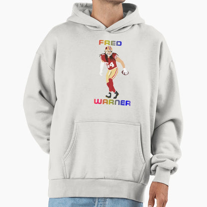 Fred Illustration Hoodie - Aesthetic Graphic Unisex - T-Shirt, Sweatshirt, Hoodie