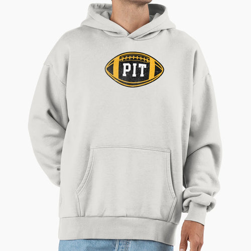 Pittsburgh Throwback Football Hoodie - Streetwear Style Men Women - T-Shirt, Sweatshirt, Hoodie