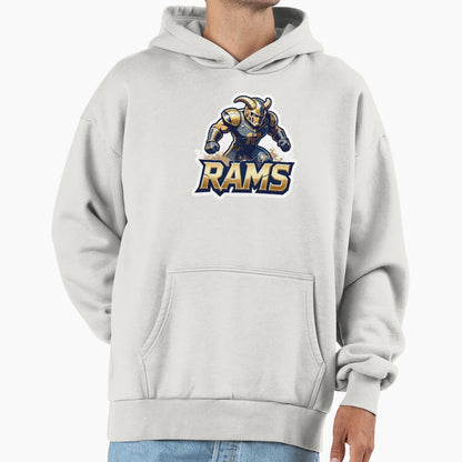 Los Angeles Rams Football Decal Hoodie - Custom Art Print Unisex - T-Shirt, Sweatshirt, Hoodie
