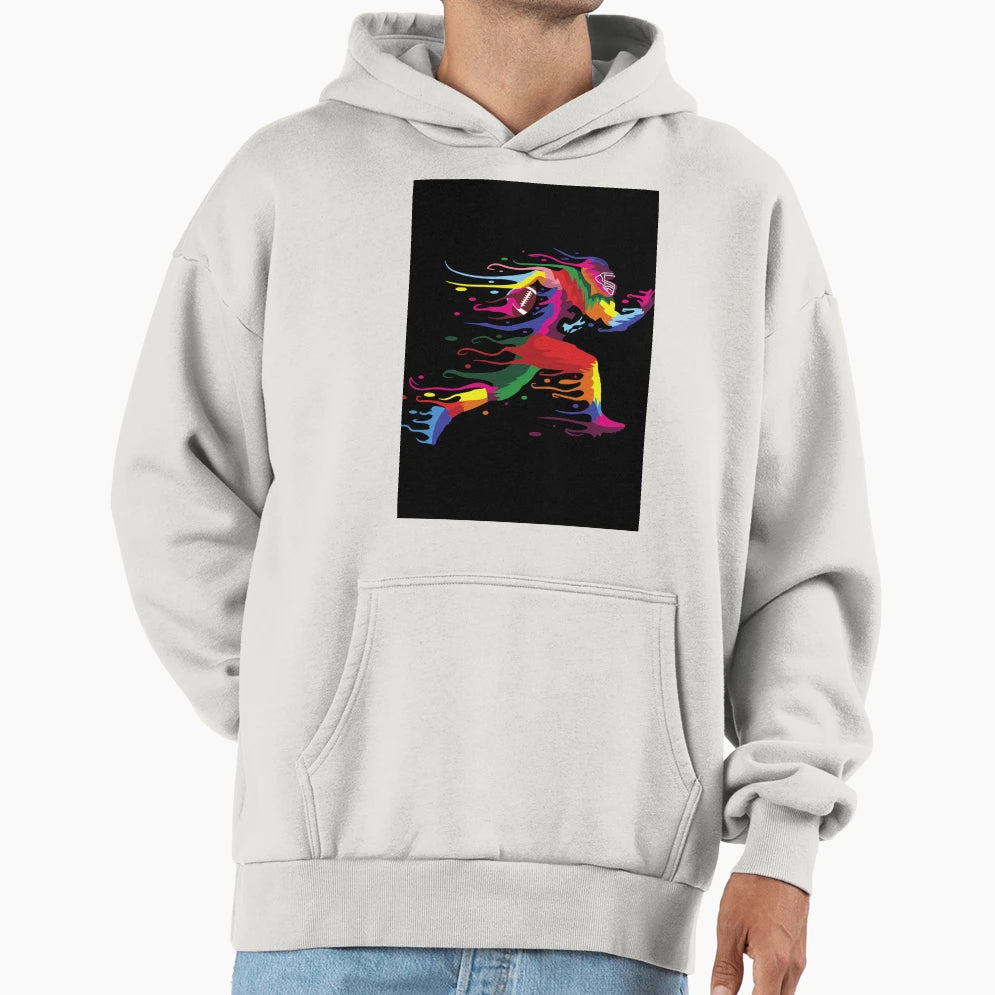 Football Hoodie - Aesthetic Graphic for Adults - T-Shirt, Sweatshirt, Hoodie