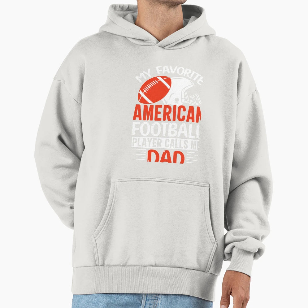Football Lover American Football Hoodie - Minimalist Print for Adults - T-Shirt, Sweatshirt, Hoodie