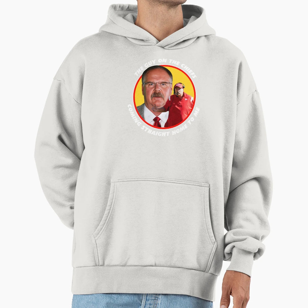 Andy Reid Coming Straight Home To Me Hoodie - Aesthetic Graphic for Adults - T-Shirt, Sweatshirt, Hoodie