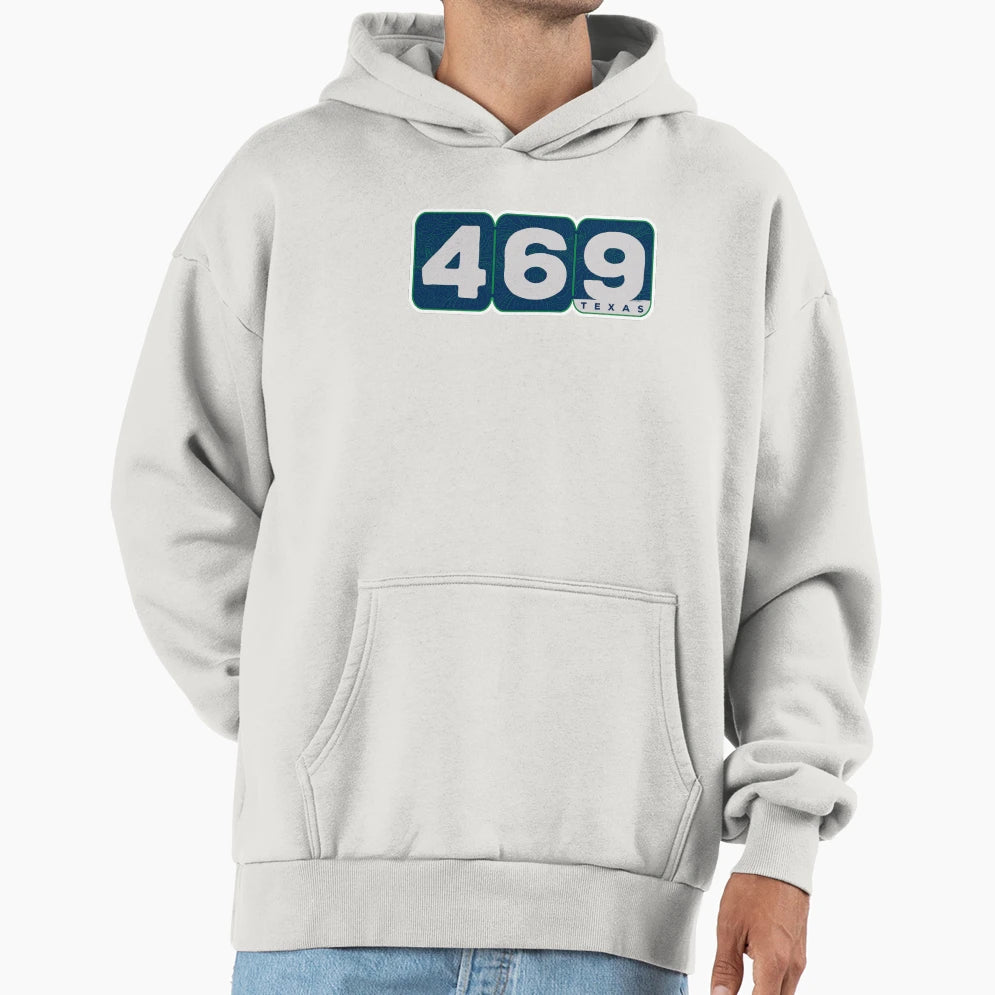 Area Code 469 Pt 2 Hoodie - Novelty Apparel Unisex - T-Shirt, Sweatshirt, Hoodie