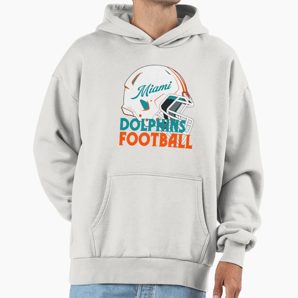 Art Miami Dolphins Hoodie - Fun Novelty Design Unisex - T-Shirt, Sweatshirt, Hoodie