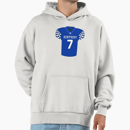 University Kentucky Jersey Uk Hoodie - Custom Art Print for Adults - T-Shirt, Sweatshirt, Hoodie