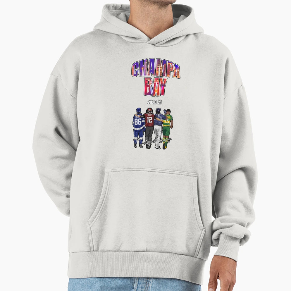 Champa Bay Hoodie - Trendy Graphic Unisex - T-Shirt, Sweatshirt, Hoodie