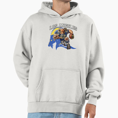 Los Angeles Football Hoodie - Unique Graphic for Adults - T-Shirt, Sweatshirt, Hoodie