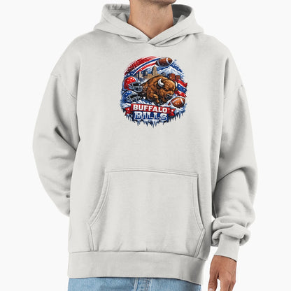 Buffalo Bills Football Bison Nfl Fan T-Shirt - Graphic Print for Adults - T-Shirt, Sweatshirt, Hoodie