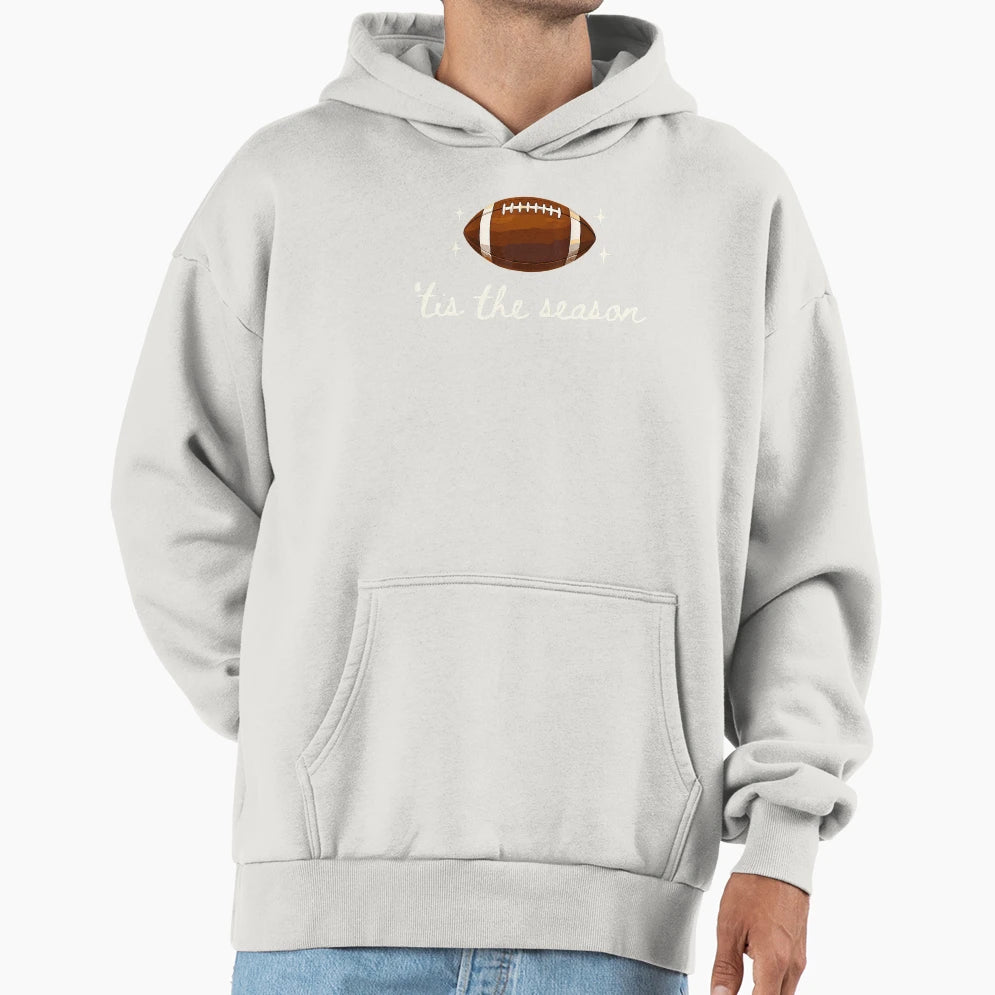 Tis Season Football Tis Season Sports Hoodie - Graphic Print for Adults - T-Shirt, Sweatshirt, Hoodie