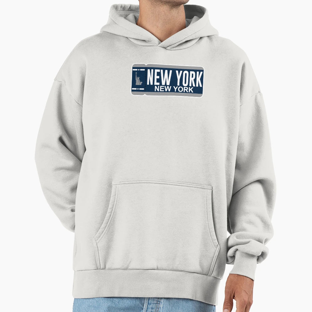 New York Ticket Manhattan Hoodie - Custom Art Print for Adults - T-Shirt, Sweatshirt, Hoodie