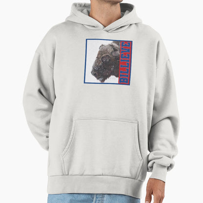 Billieve Buffalo Bills Football Nfl Hoodie - Fun Novelty Design for Adults - T-Shirt, Sweatshirt, Hoodie