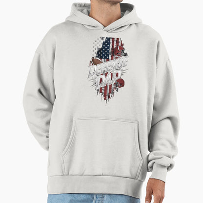 Defense Dad Hoodie - Minimalist Print Men Women - T-Shirt, Sweatshirt, Hoodie
