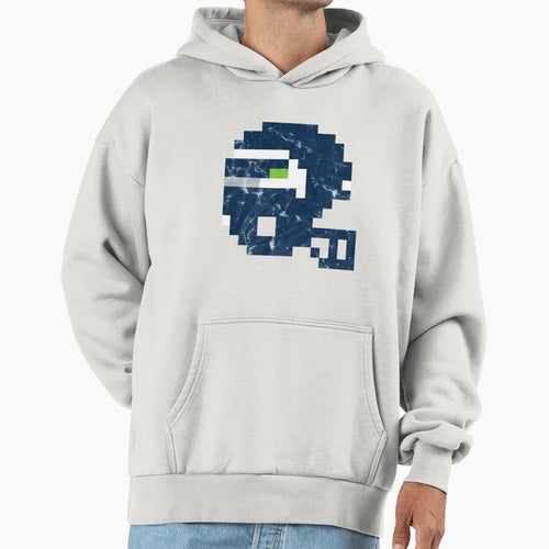Sea Distressed Football Helmet Hoodie - Unique Graphic for Adults - T-Shirt, Sweatshirt, Hoodie