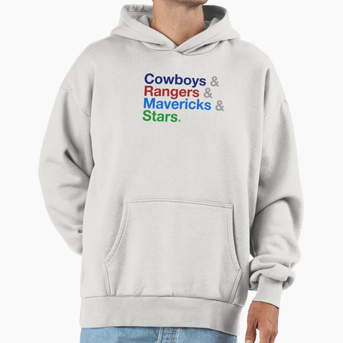 Dallas Sports Hoodie - Streetwear Style for Adults - T-Shirt, Sweatshirt, Hoodie