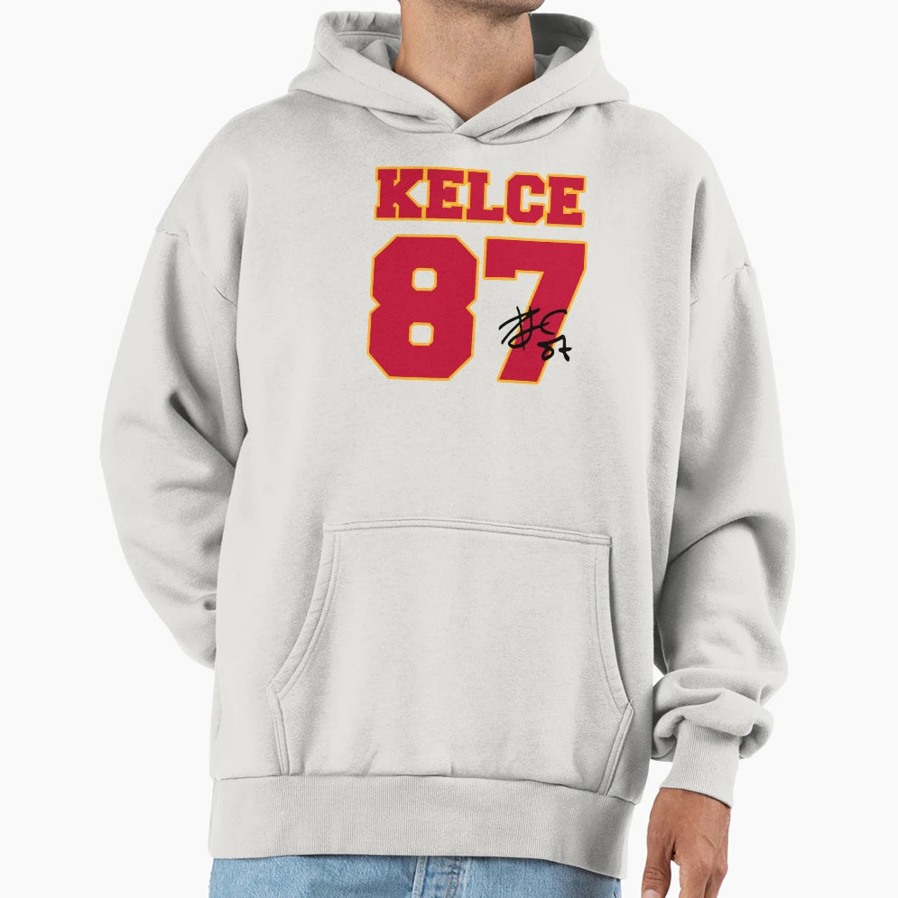 Kelce 87 Hoodie - Aesthetic Graphic Unisex - T-Shirt, Sweatshirt, Hoodie