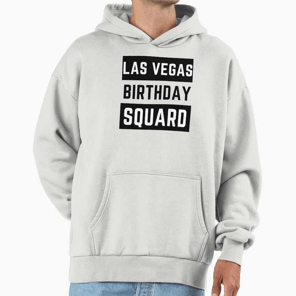 Las Vegas Birthday Squard Hoodie - Aesthetic Graphic Unisex - T-Shirt, Sweatshirt, Hoodie