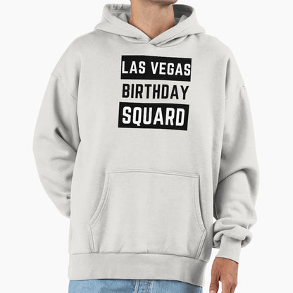 Las Vegas Birthday Squard Hoodie - Aesthetic Graphic Unisex - T-Shirt, Sweatshirt, Hoodie