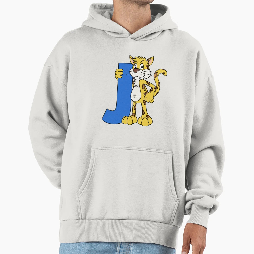 Letter J Jaguar Hoodie - Trendy Graphic Men Women - T-Shirt, Sweatshirt, Hoodie
