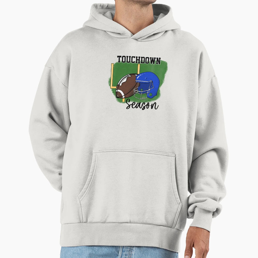 Football Touchdown Season Gift Football Hoodie - Aesthetic Graphic Unisex - T-Shirt, Sweatshirt, Hoodie