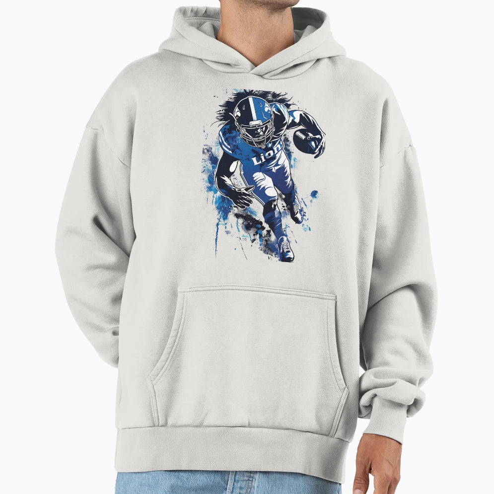 Detroit Lions Football 3 Hoodie - Unique Graphic Men Women - T-Shirt, Sweatshirt, Hoodie