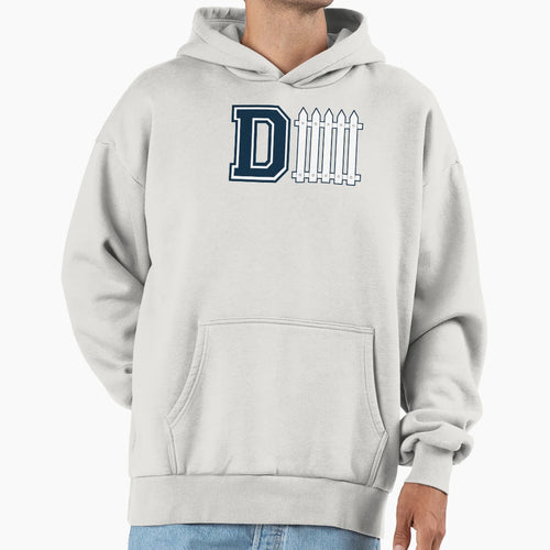 D Fence Blue Hoodie - Custom Art Print Men Women - T-Shirt, Sweatshirt, Hoodie