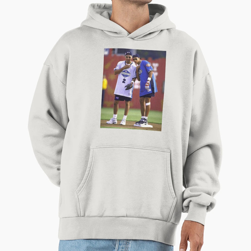 Baseball Hoodie - Minimalist Print Men Women - T-Shirt, Sweatshirt, Hoodie