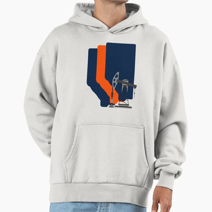 Alberta Border Oilers Hoodie - Aesthetic Graphic for Adults - T-Shirt, Sweatshirt, Hoodie