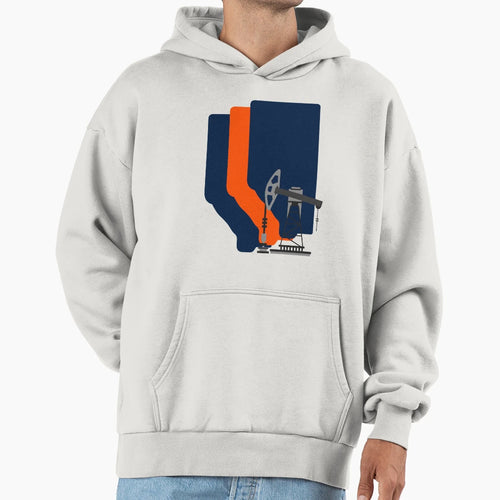 Alberta Border Oilers Hoodie - Aesthetic Graphic for Adults - T-Shirt, Sweatshirt, Hoodie