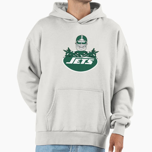 Jets Skull Hoodie - Minimalist Print for Adults - T-Shirt, Sweatshirt, Hoodie