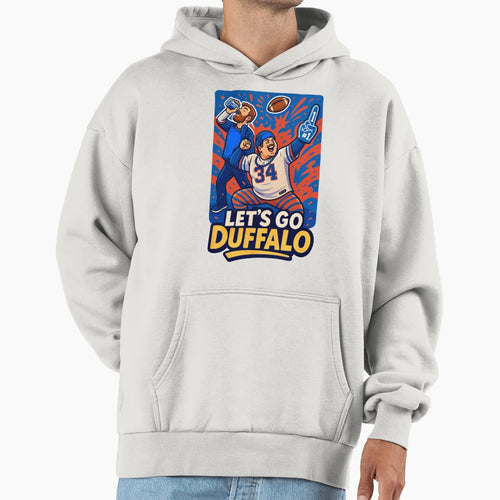 Lets Go Duffalo Hoodie - Casual Everyday Wear for Adults - T-Shirt, Sweatshirt, Hoodie