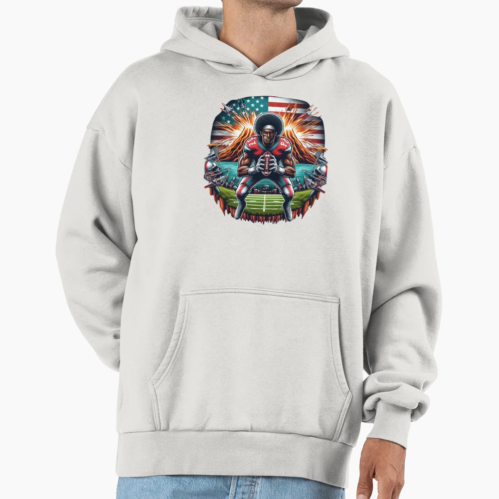 American Football Love Hoodie - Custom Art Print for Adults - T-Shirt, Sweatshirt, Hoodie