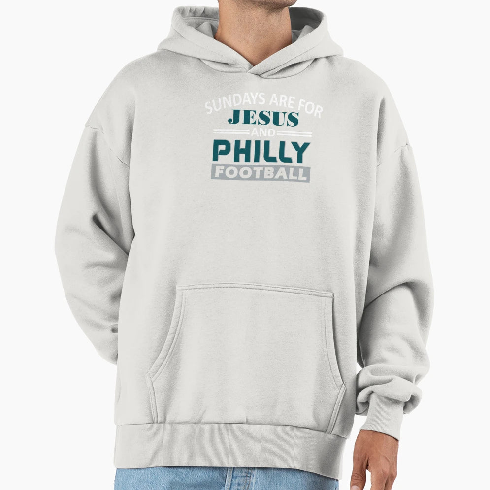 Funny Philadelphia Pro Football Sundays Hoodie - Trendy Graphic for Adults - T-Shirt, Sweatshirt, Hoodie