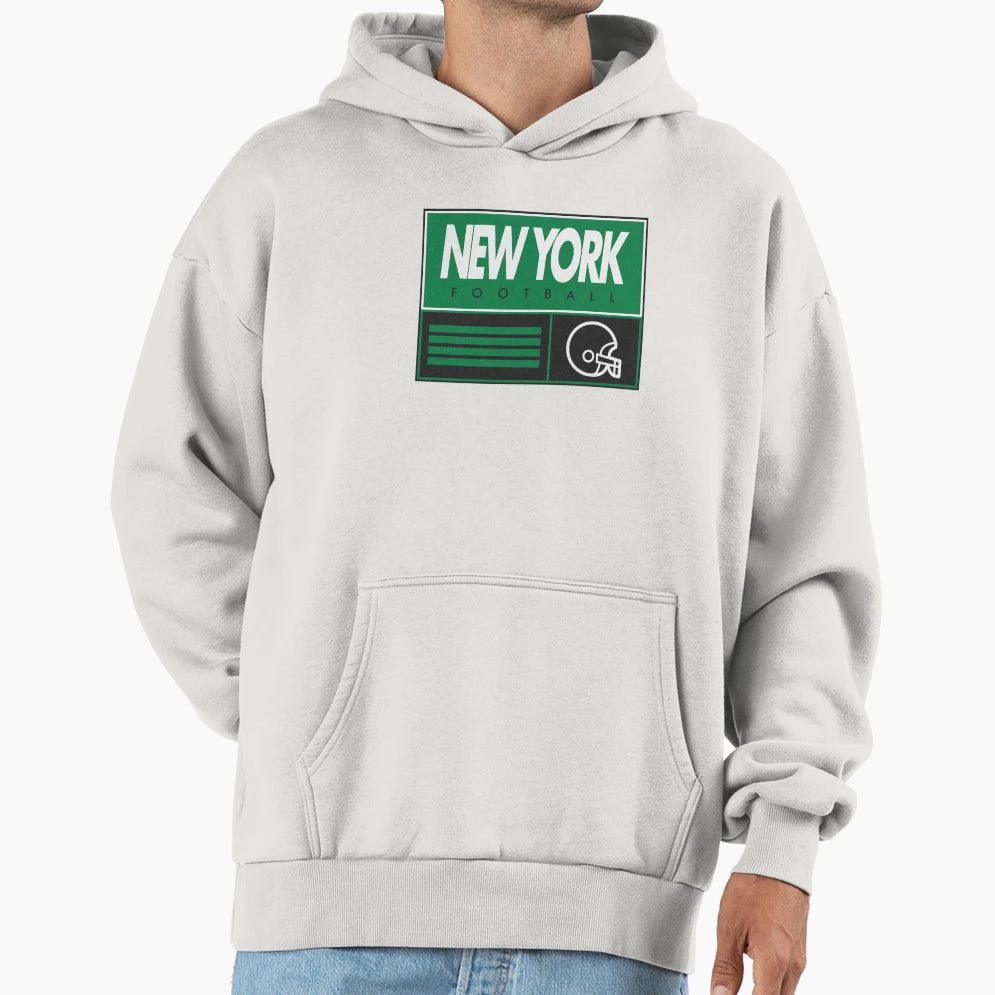 New York Football Hoodie - Trendy Graphic for Adults - T-Shirt, Sweatshirt, Hoodie