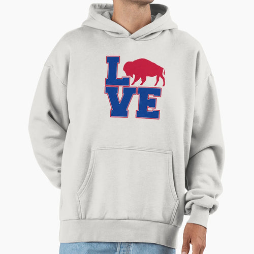 Buffalo Love Hoodie - Aesthetic Graphic Men Women - T-Shirt, Sweatshirt, Hoodie