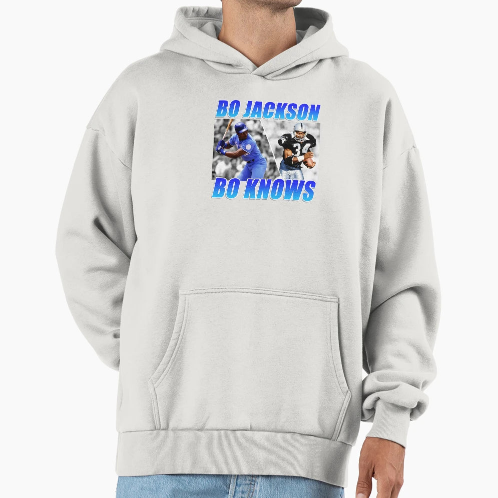 Bo Jackson Hoodie - Graphic Print Unisex - T-Shirt, Sweatshirt, Hoodie
