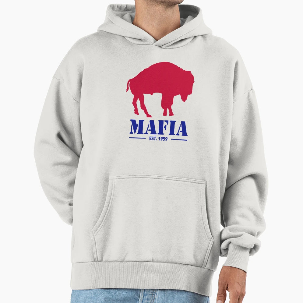 Buffalo Bills Mafia Hoodie - Casual Everyday Wear for Adults - T-Shirt, Sweatshirt, Hoodie