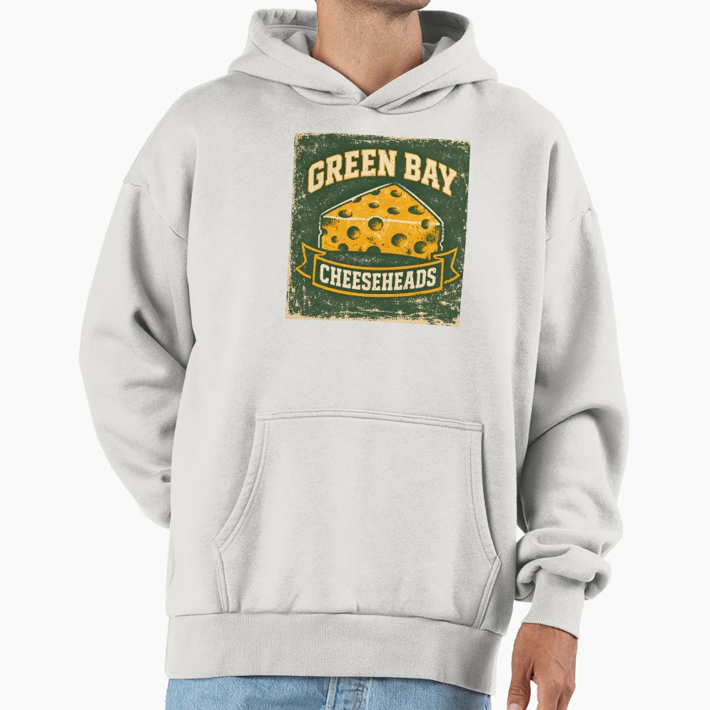 Green Bay Cheeseheads Hoodie - Novelty Apparel Men Women - T-Shirt, Sweatshirt, Hoodie