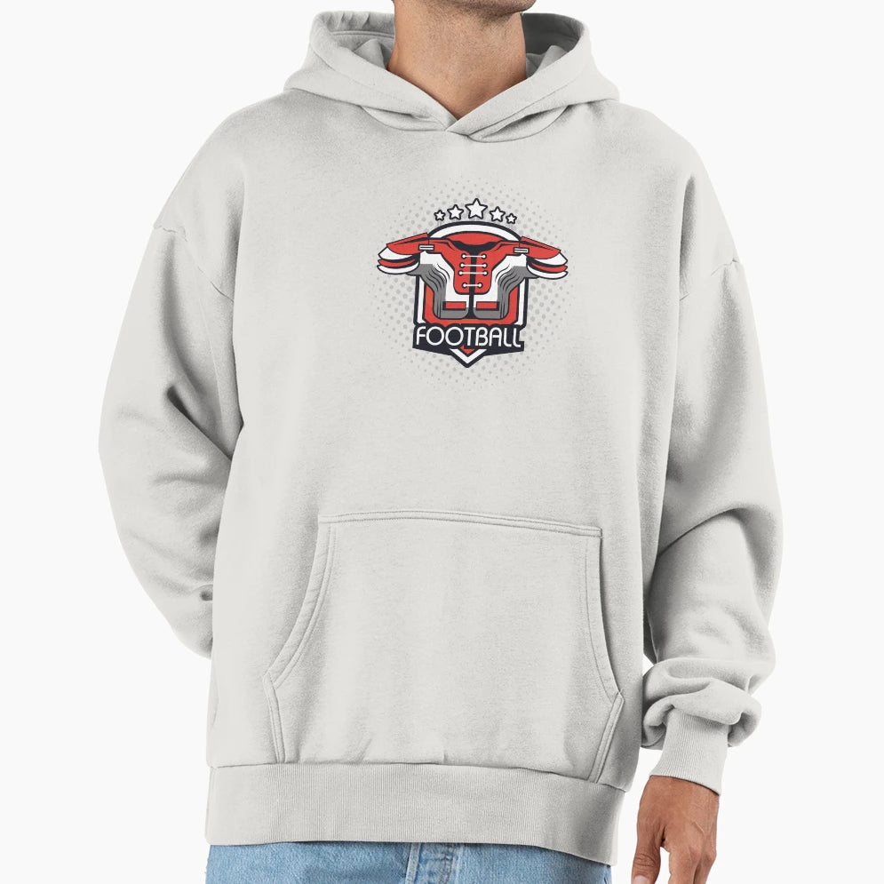 Fotball Hoodie - Minimalist Print Unisex - T-Shirt, Sweatshirt, Hoodie