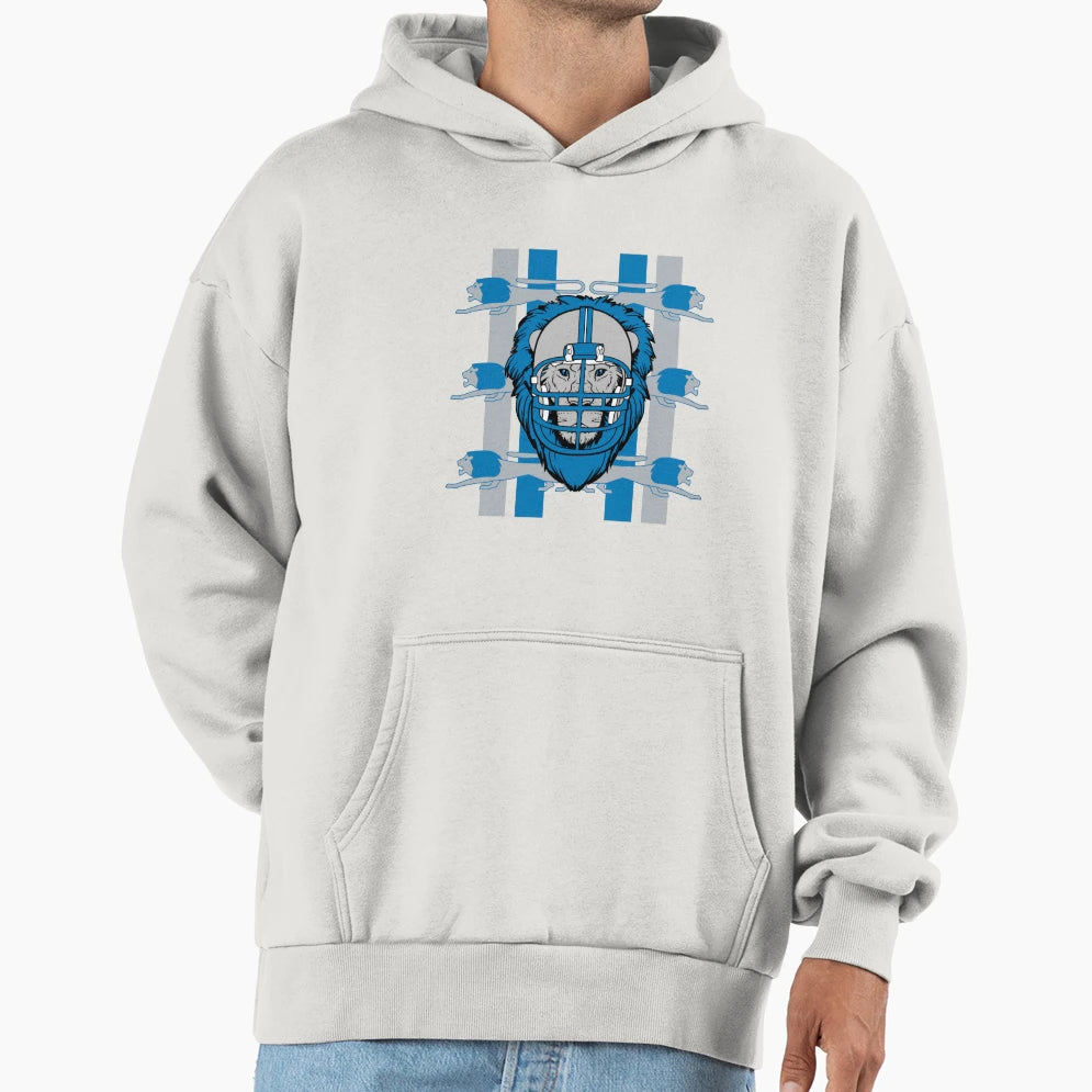Lions Head Hoodie - Custom Art Print Men Women - T-Shirt, Sweatshirt, Hoodie