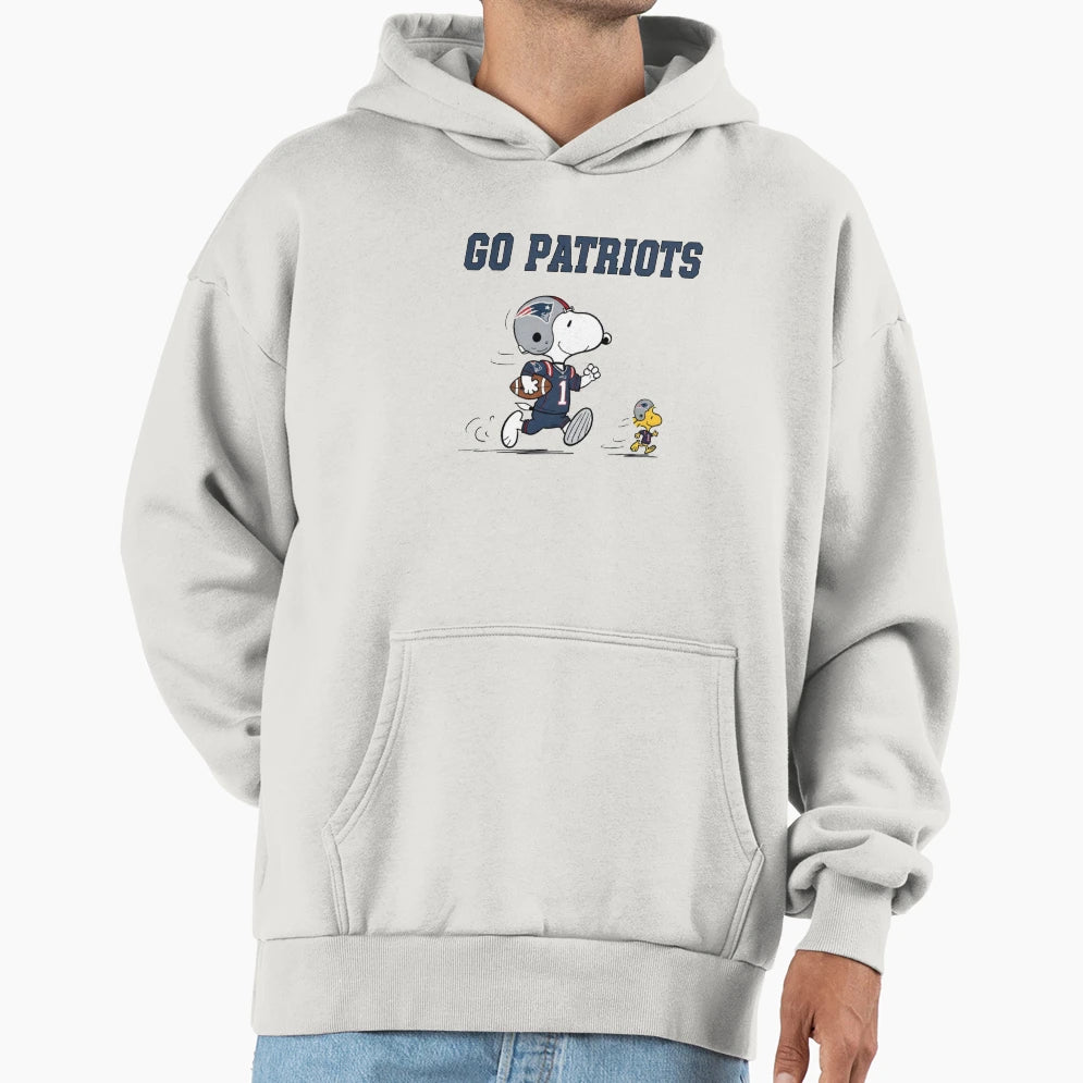 Go Patriots Hoodie - Trendy Graphic for Adults - T-Shirt, Sweatshirt, Hoodie