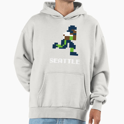 8 Bit Seattle Football 1 Hoodie - Trendy Graphic Unisex - T-Shirt, Sweatshirt, Hoodie