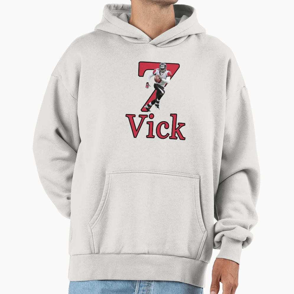 Vick Atlanta Falcons Hoodie - Unique Graphic for Adults - T-Shirt, Sweatshirt, Hoodie