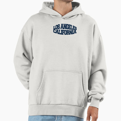 Los Angeles California Navy Hoodie - Unique Graphic Men Women - T-Shirt, Sweatshirt, Hoodie