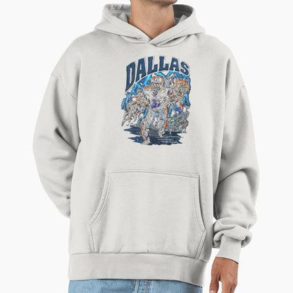 Art Dallas Cowboys Hoodie - Fun Novelty Design Men Women - T-Shirt, Sweatshirt, Hoodie