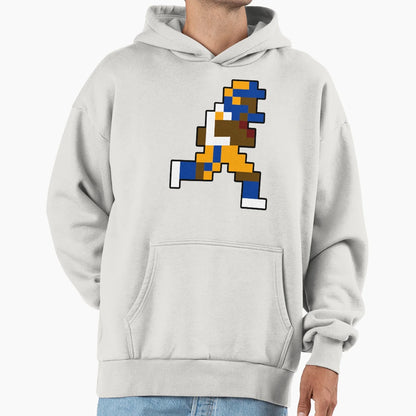 8 Bit Los Angeles Pixel Football Player Hoodie - Graphic Print Unisex - T-Shirt, Sweatshirt, Hoodie