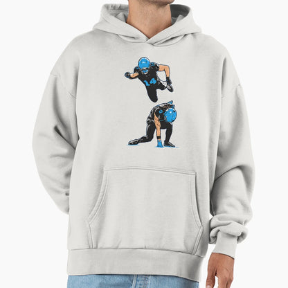 JG And Amon Ra St Brown Detroit Heroes Hoodie - Trendy Graphic for Adults - T-Shirt, Sweatshirt, Hoodie