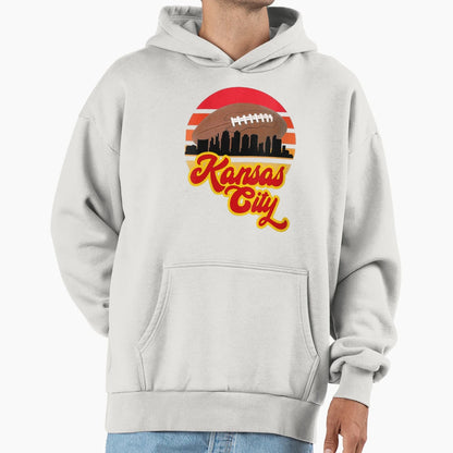 Kc Moon 87 Kansas City Football Hoodie - Casual Everyday Wear for Adults - T-Shirt, Sweatshirt, Hoodie